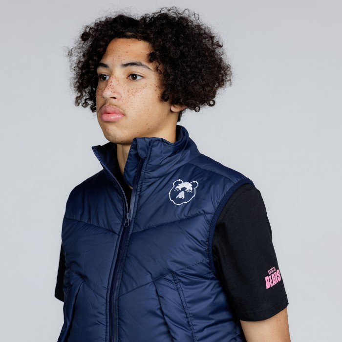 Bristol Bears Puffa Gilet - Adult Navy