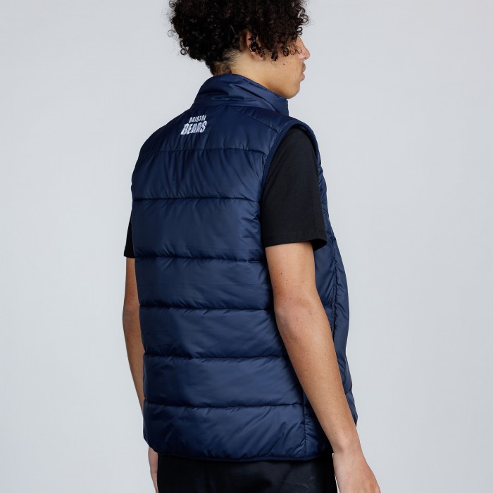 Bristol Bears Puffa Gilet - Adult Navy