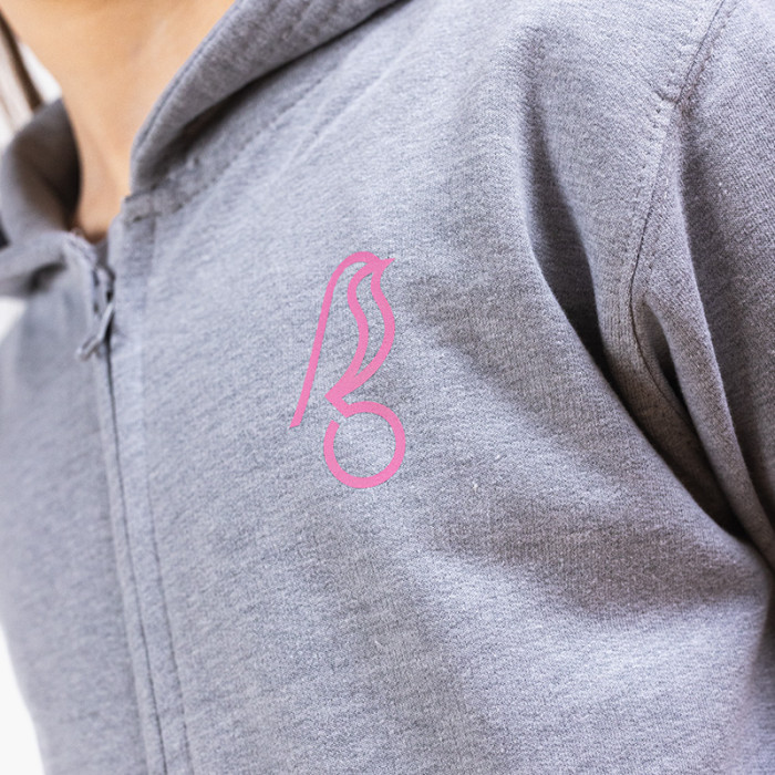 Bristol City Grey Zip Hoodie – Youth Grey