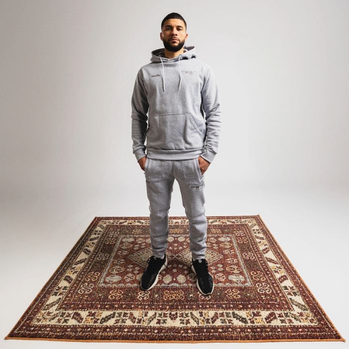Nahki Wells models O’Neills Bristol City Grey Joggers 