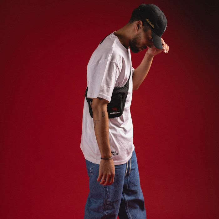 Robins x ZV White Oversized Tee