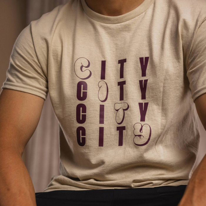24/25 Bristol City Cream Block Travel Tee - Adult