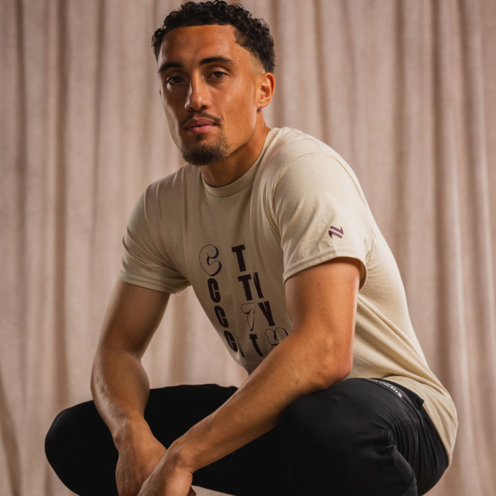24/25 Bristol City Cream Block Travel Tee - Adult