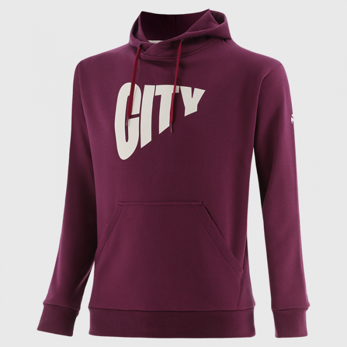 24/25 Bristol City Burgundy Travel Hoodie - Youth