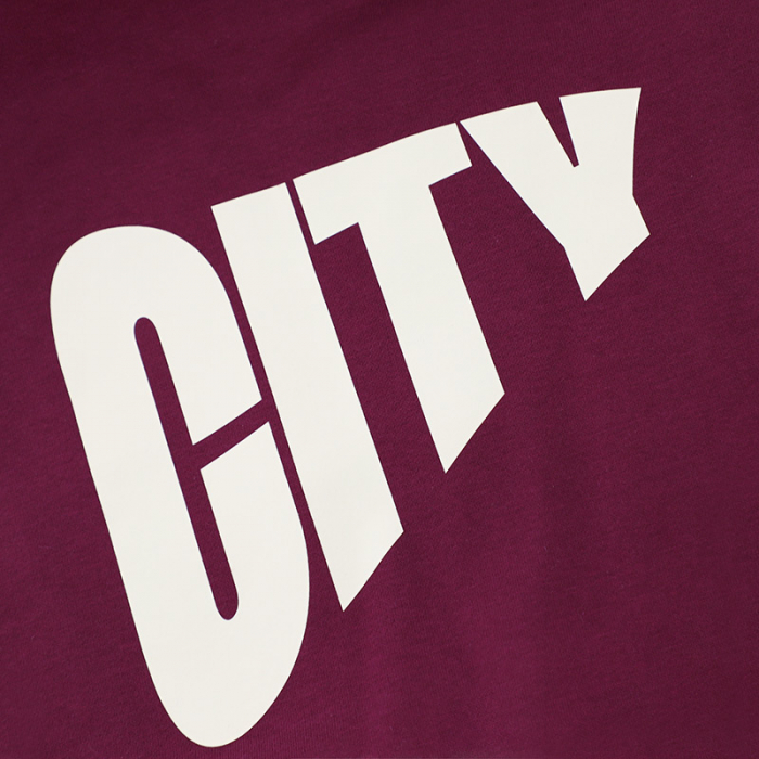 24/25 Bristol City Burgundy Travel Hoodie - Youth