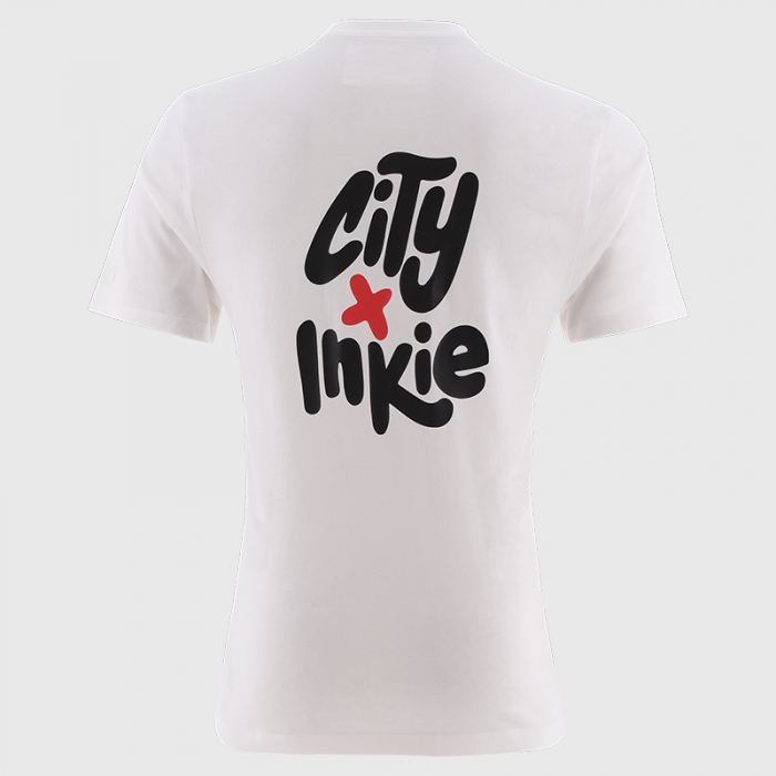 Bristol City x Inkie White Printed Tee - Adult