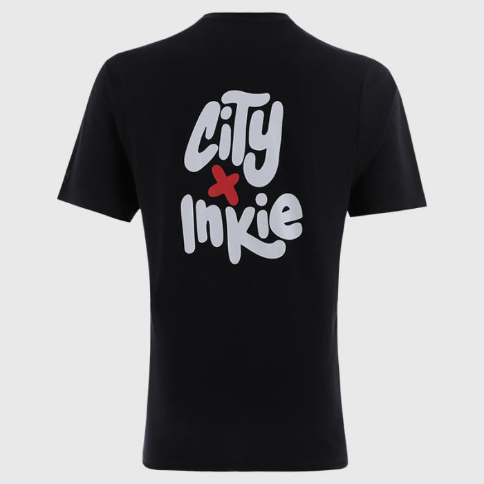 Bristol City x Inkie Black Printed Tee - Adult