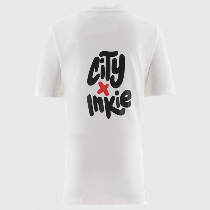 Bristol City x Inkie White Printed Tee - Youth