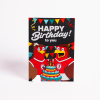 Bristol City Mascot Birthday Card