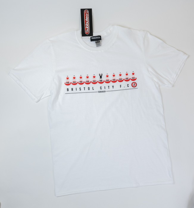 Bristol City Subbuteo White Tee - Youth