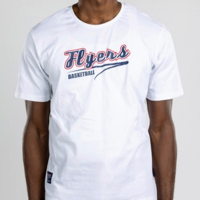 Player in 22/23 Bristol Flyers White Tee