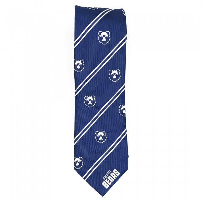 Bristol Bears Woven Striped Tie