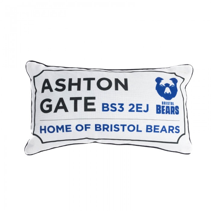 Bristol Bears Street Sign Cushion