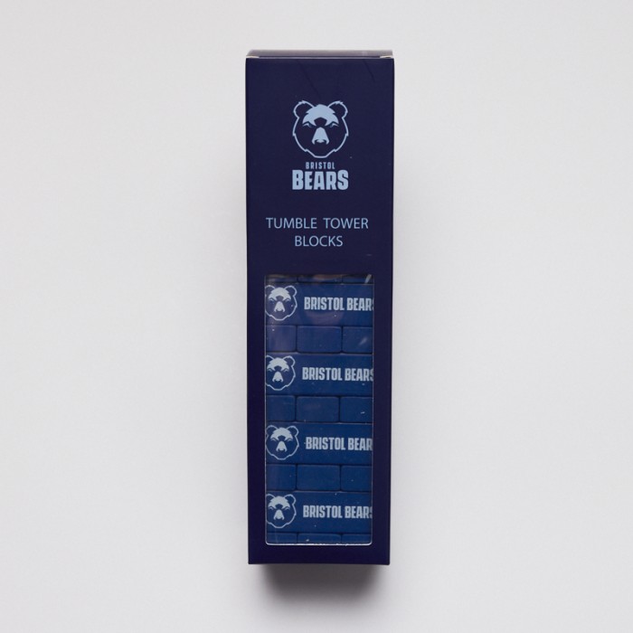 Bristol Bears Tumble Block Game Blue