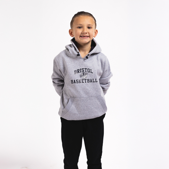 Bristol Flyers Grey College Hoodie - Youth