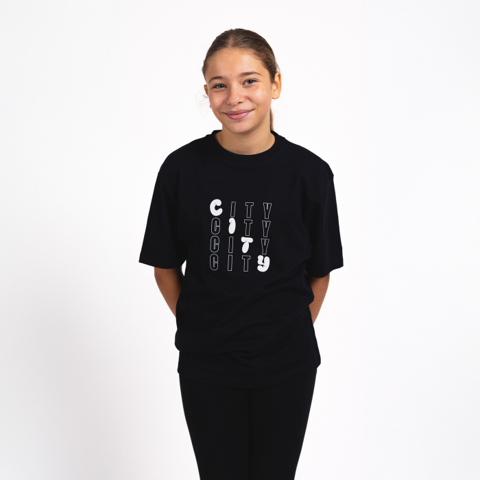 24/25 Bristol City Black Block Travel Tee - Youth