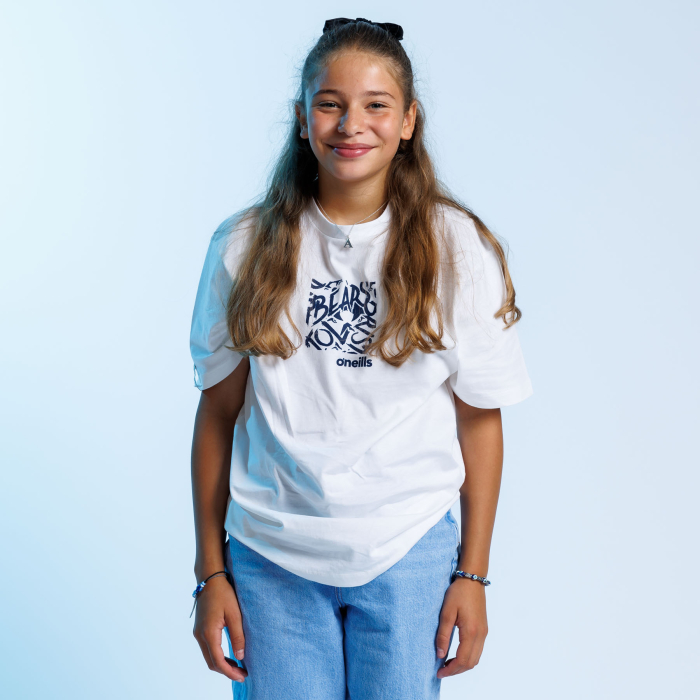 24/25 Bristol Bears White Travel Tee - Youth