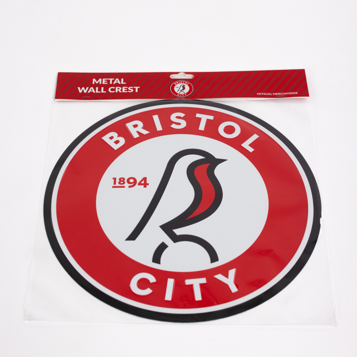 Bristol City Metal Crest Sign